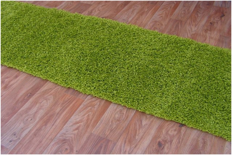 Shaggy koberec Parisian zelený 60 x 280cm