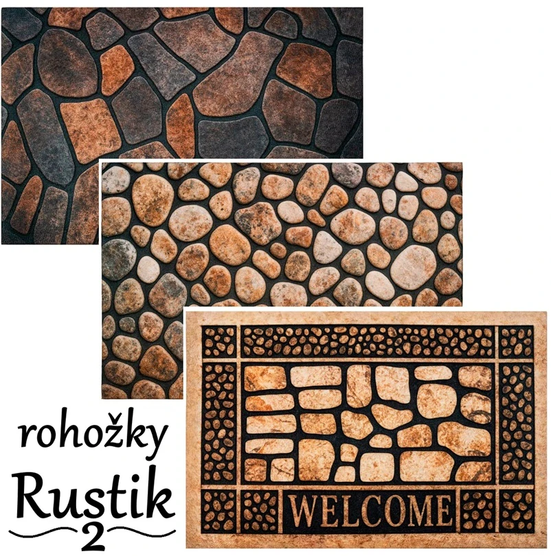 Protišmyková rohožka Rub-26 – Rustik 2 nízka 2 mm