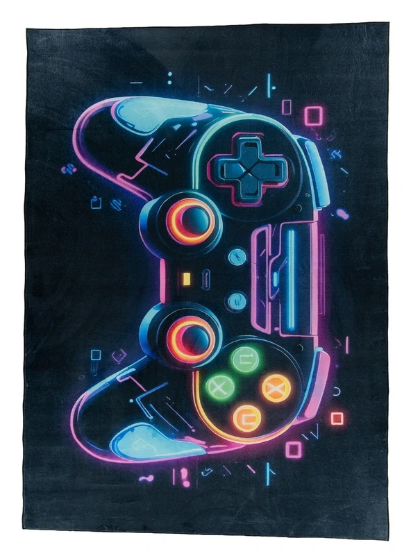 Detské koberce pre teenagerov Kinder-26 Gamepad RGB r. 80 x 150cm