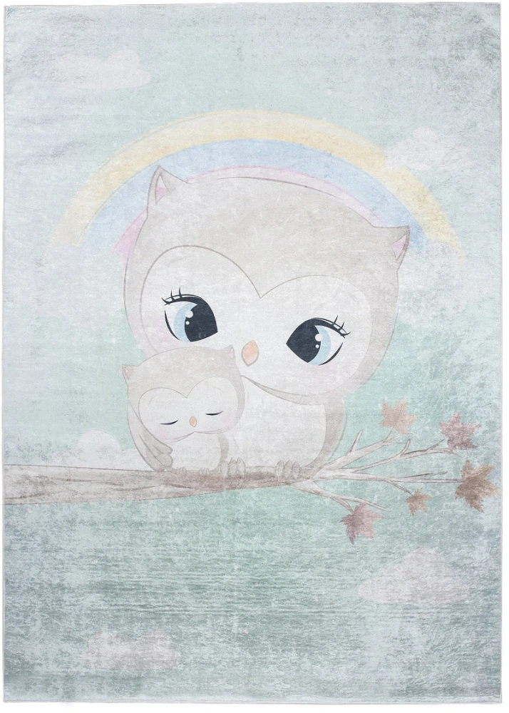 Detské kusové koberce Emma - Sovičky 80 x 150cm