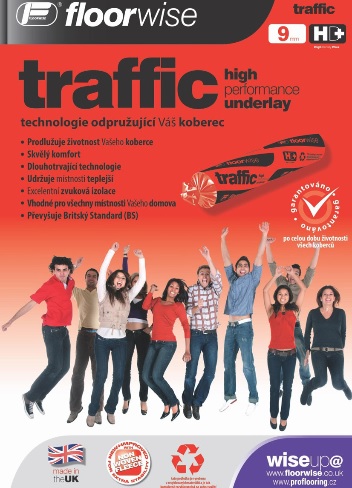 Izolačná pena pod koberce Floorwise Traffic