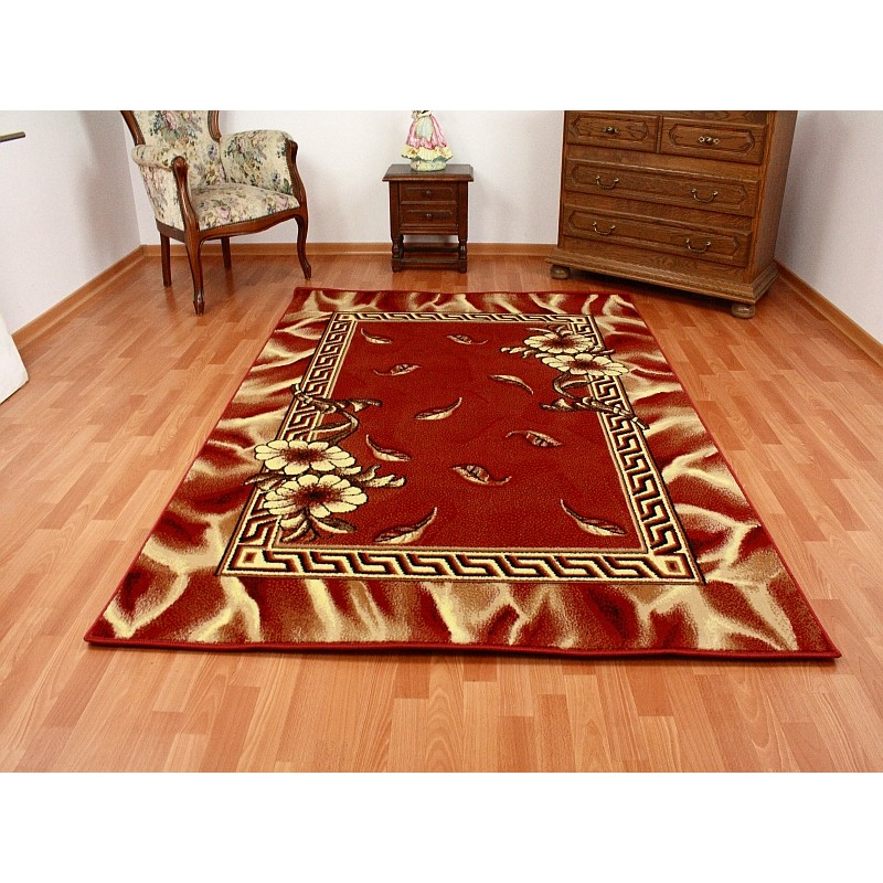 Kusový koberec BCF T15 bordový 60 x 110cm