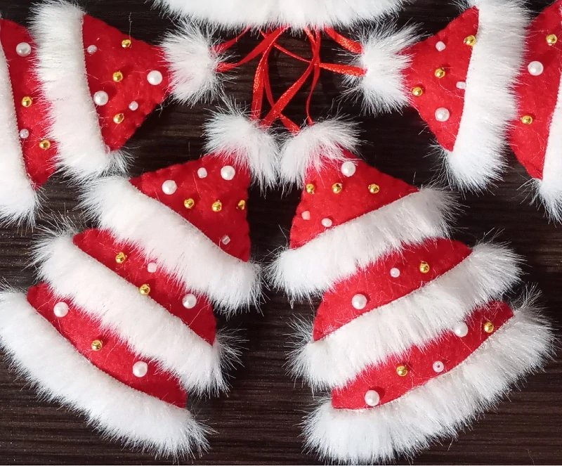 Vianočné ozdoby Kožušinový stromček 12cm