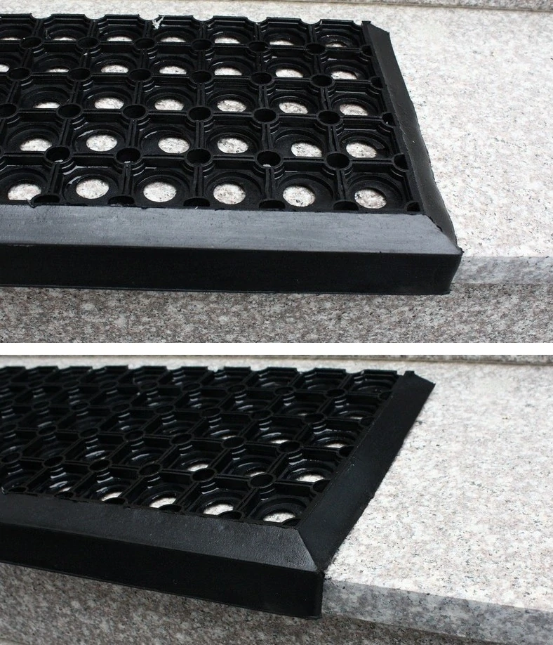 Gumové nášlapy na schody čierne 75 x 25 +4cm