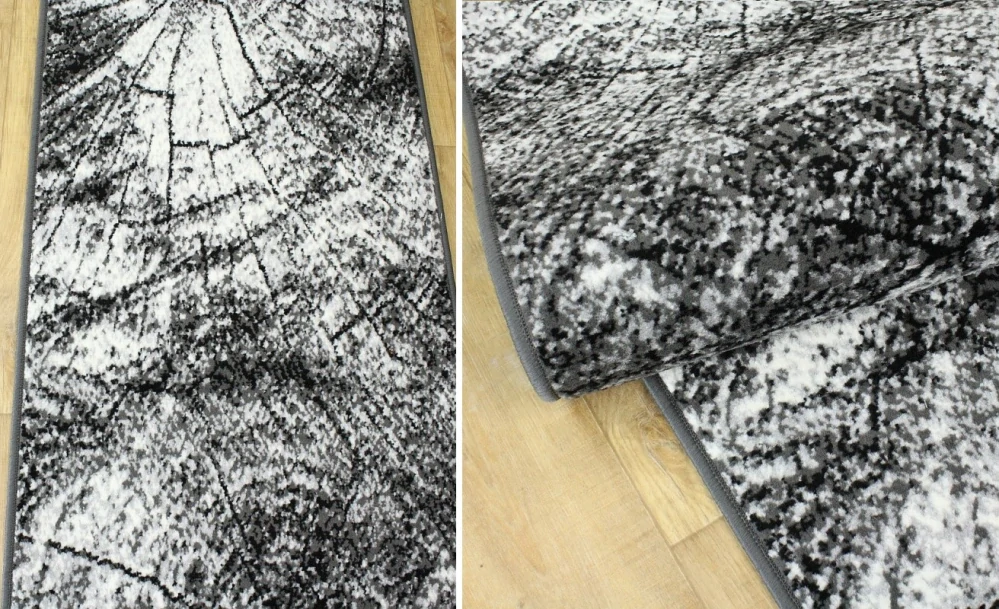 Kobercové behúne Letokruhy šedé šírka 70cm, 80cm a 100cm