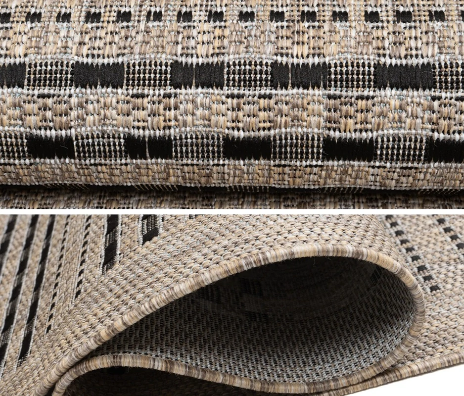 Behúne koberce Bouclé KF84A hnedé
