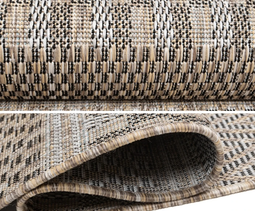 Behúne koberce Bouclé KF85A hnedé