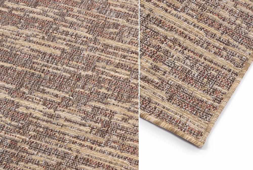 Kusové koberce Bouclé KV24A hnedé
