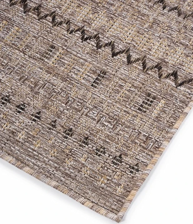 Kusové koberce Bouclé KV70A hnedé