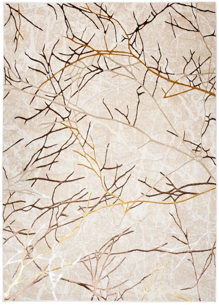 Luxusné kusové koberce Shiny Gold 40S šedo béžové rozmer 200 x 300cm