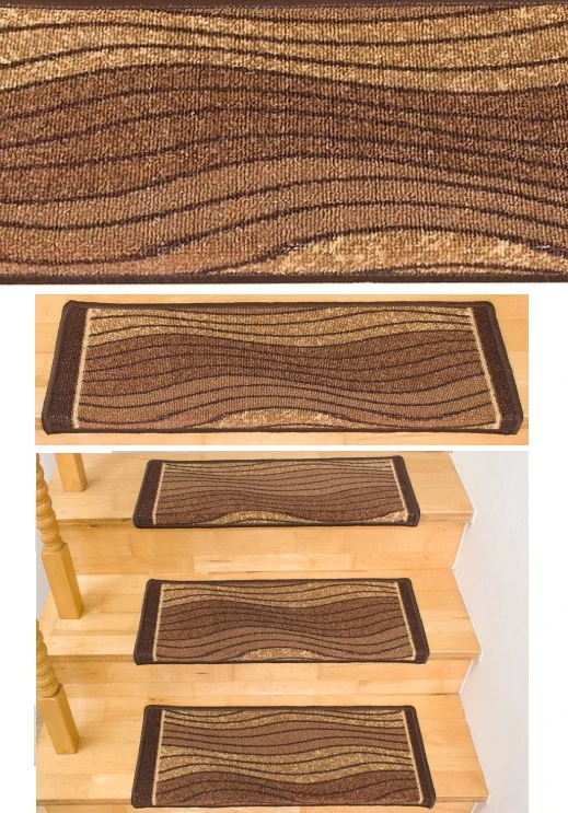 Nášlapy na schody SEW šedé 77 x 24cm +3cm ohyb polkruhové