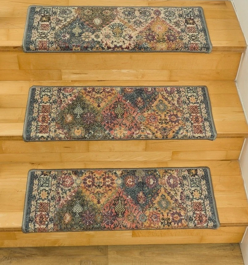 Nášľapy na schody ADA-26ab Patchwork 65 x 24cm obdĺžnik