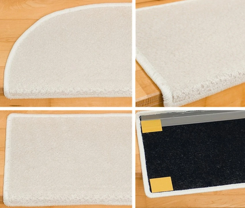 Nášľapy na schody KAN-26 svetlé krémové 65 x 24cm +3cm polkruh