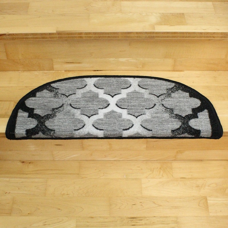 Nášľapy na schody Max šedé 77 x 24cm obdĺžnik