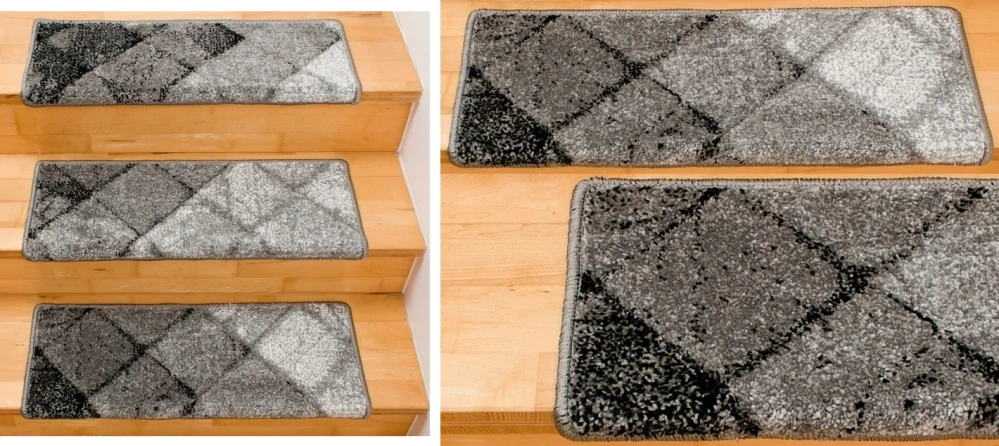 Koberce na schody Friese FR25 béžové 77 x 24cm obdĺžnik
