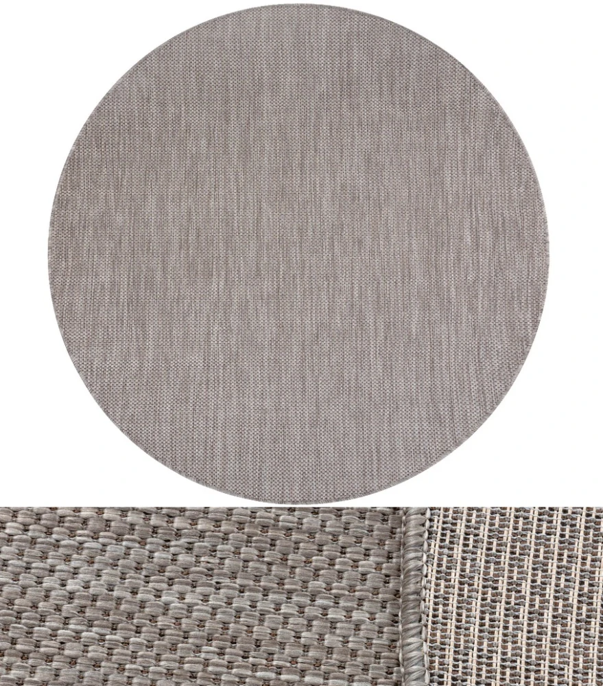 Okrúhle koberce Bouclé S-A5165 krémové, béžové, hnedé, zelené, modré, šedé, čierne a prírodné