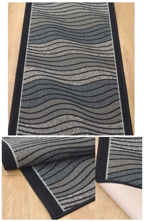 Protišmykové behúne metráž SEW hnedé š.80cm