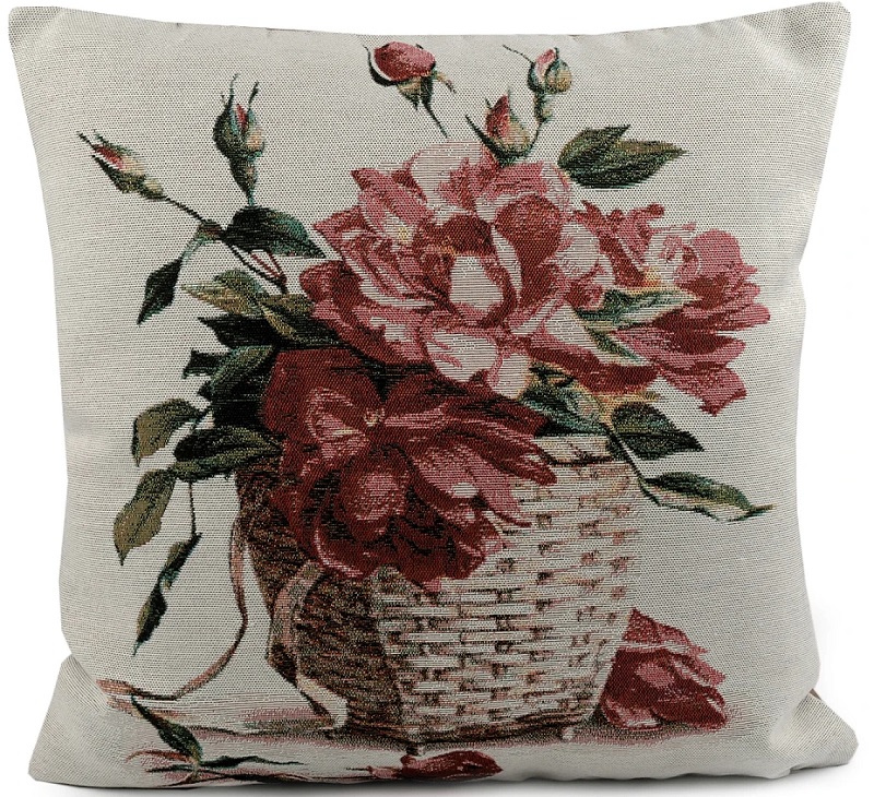 Gobelínové obliečky na vankúš 45 x 45cm Levandule, Ruže a Kvety