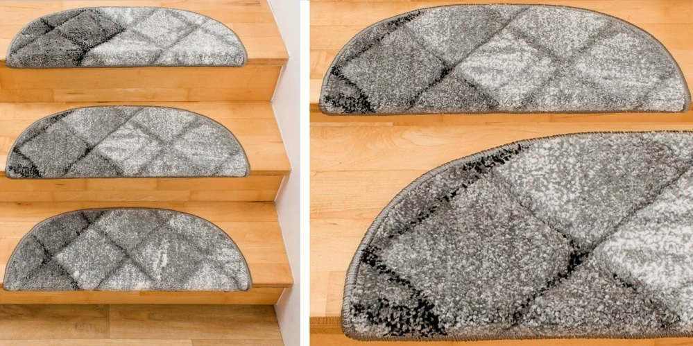 Koberce na schody Friese FR25 béžové 77 x 24cm obdĺžnik