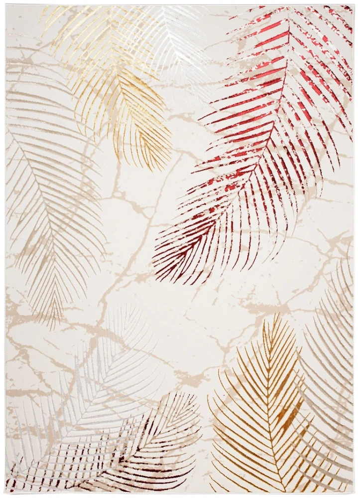 Luxusné kusové koberce Shiny Gold Tropic 37E-F-G krémové 