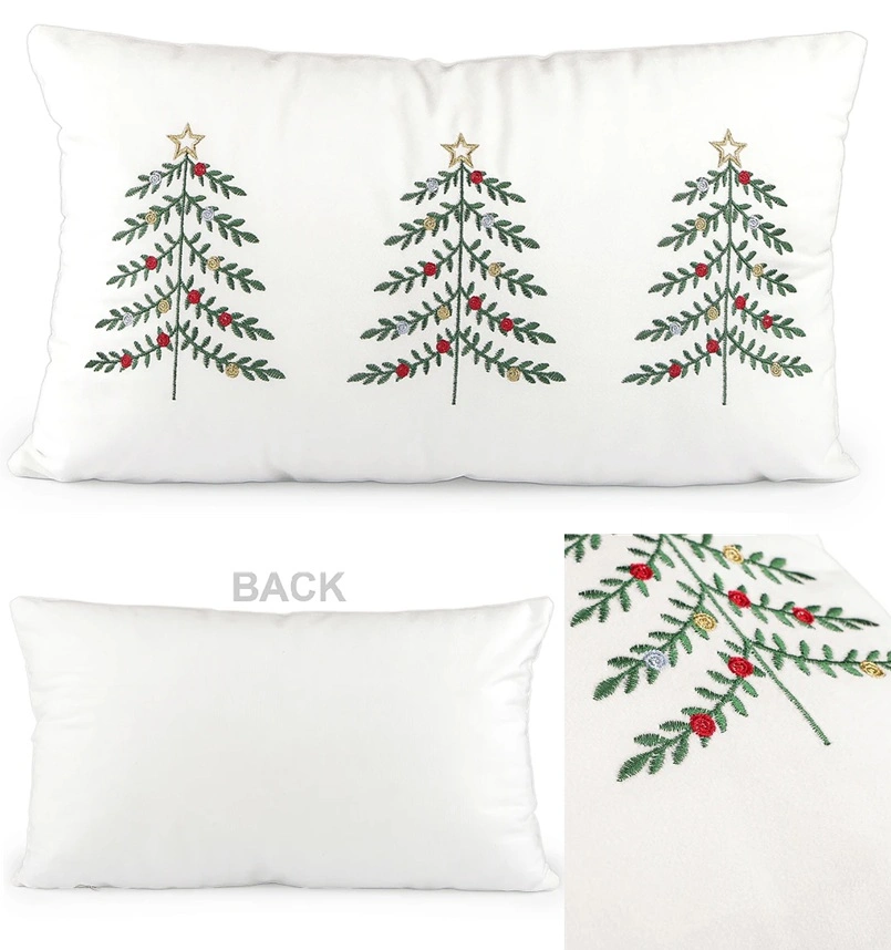 Luxusný Vianočný vankúš 3X-Mas - Vločky