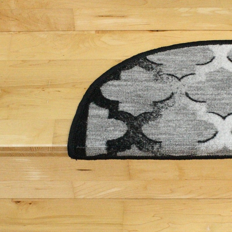 Nášľapy na schody Max šedé 77 x 24cm obdĺžnik