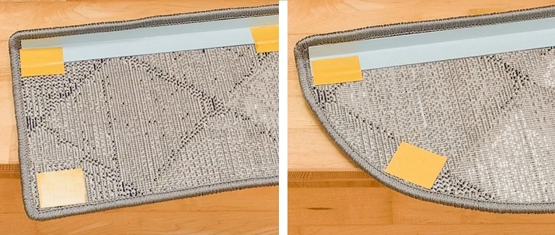 Koberce na schody Friese FR25 béžové 77 x 24cm obdĺžnik