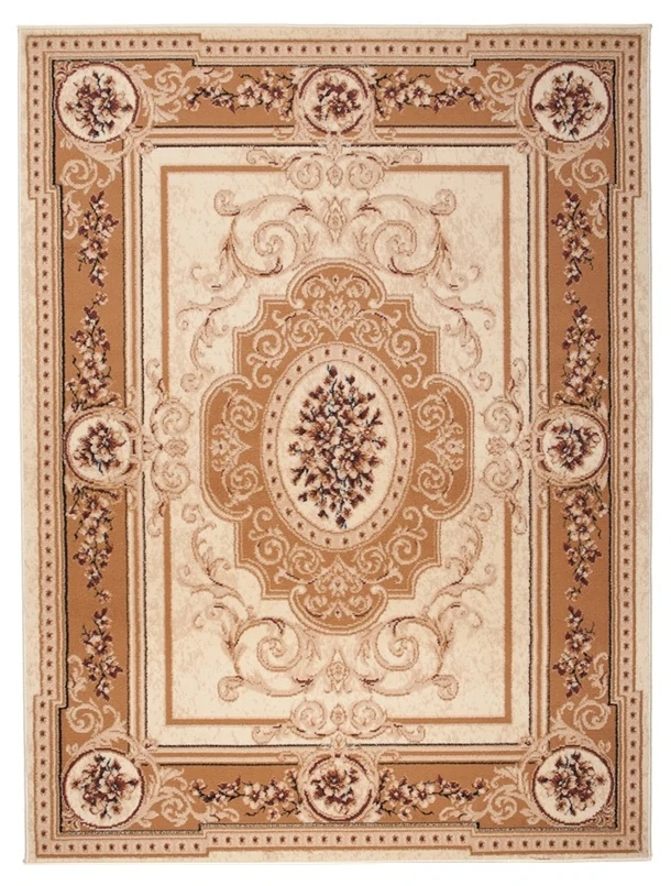 Kusový koberec BCF-F744 orient zelený r. 80 x 150 cm