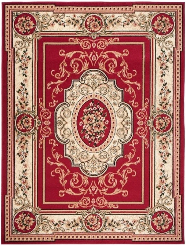 Kusový koberec BCF-F744 orient zelený r. 80 x 150 cm