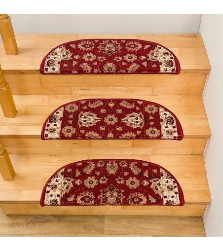 Nášľapy na schody CL-26 bordó 65 x 24cm polkruh