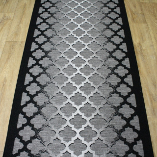 Protišmykový behúň Max šedý šírka 80cm