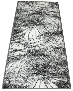 Kobercové behúne Letokruhy šedé šírka 70cm, 80cm a 100cm
