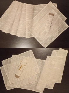 Vintage štóla a prestieranie Romance krémová a béžová