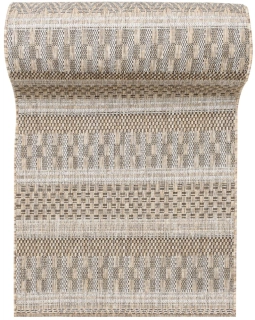 Behúne koberce Bouclé KF85A hnedé