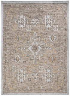 Kusové koberce Bouclé KV38B hnedé