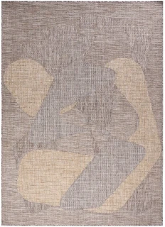 Kusové koberce Bouclé KY20A hnedé