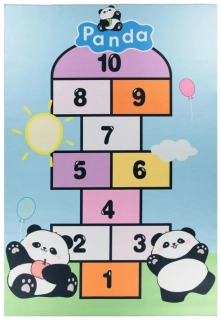 Detské koberce Kid Panda - Skákací panák s Pandami