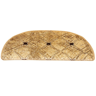 Nášľapy na schody Friese TK20 béžové 65 x 24cm polkruh
