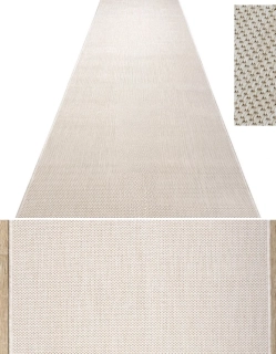Kobercové behúne Bouclé S-A5165 krémové šírka 100cm