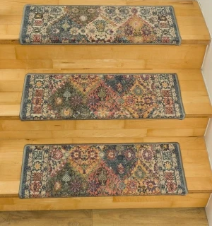 Nášľapy na schody ADA-26ab Patchwork 65 x 24cm obdĺžnik