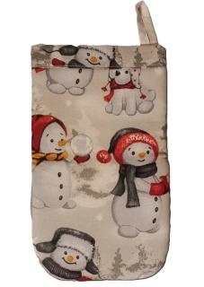 Vianočné kuchynské Chňapky Snehuliaky