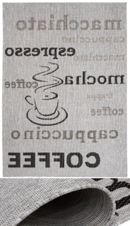 Kusový koberec Bouclé Káva KF88A šedý 160x230cm