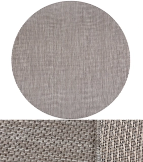 Okrúhle koberce Bouclé S-A5165 béžové kruh 200cm