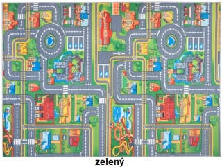 Detský koberec Flap Hrad, mesto a cesty r. 80 x 150cm