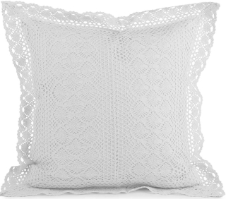 Paličkované obliečky na vankúše 45 x 45cm biele 2 ks