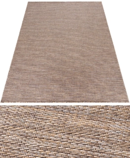 Kusové koberce Bouclé VR6365A hnedé rozmer 200 x 200cm