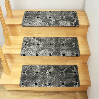 Nášľapy na schody Friese TK20 šedé 65 x 24cm obdĺžnik