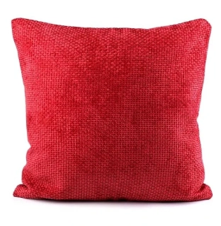 Obojstranné velvetové obliečky na vankúš 45 x 45cm červené