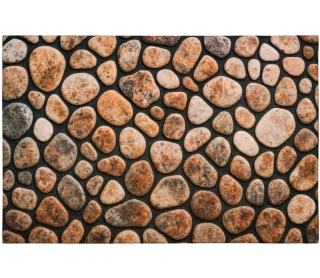 Protišmyková rohožka Rub-26 – Rustik 2 riečny kameň 45 x 75cm nízka 2 mm
