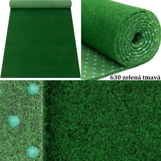 Umelá tráva Garden nop 630 tmavo zelený trávnik šírka 1m